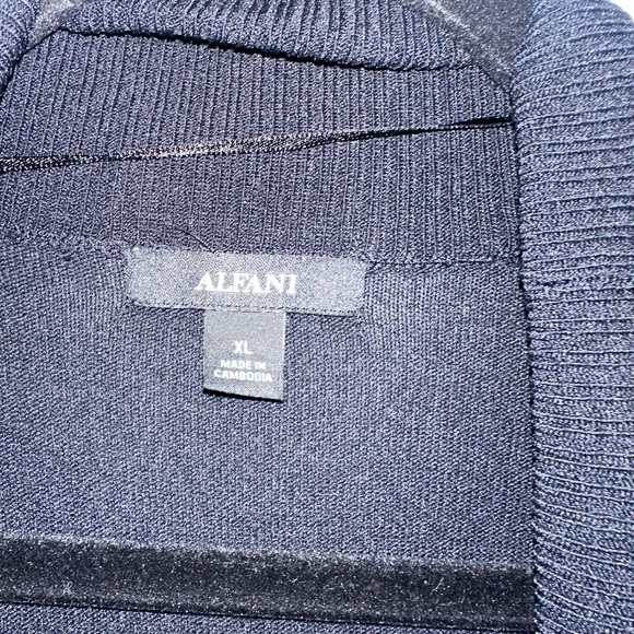 Alfani Black Open Front Cardigan, Size XL - Picture 2 of 4
